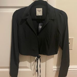 Abercrombie Black Wrap Shirt